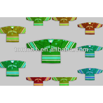 6XL Custom Made Embroidered Reversible Sublimation Ice Hockey Jerseys